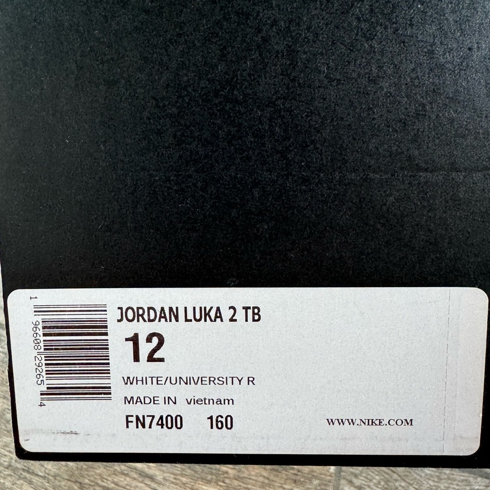 Brand New Air Jordan Luka 2 TB Men’s Sneakers “University Red” FN7400 160 - Picture 14 of 14